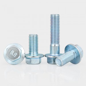 High Strength Grade 4.8 8.8 10.9 12.9 Zinc Plated DIN6921 Flange Bolts