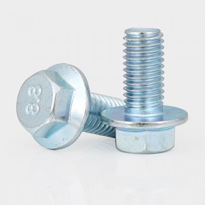 High Strength Grade 4.8 8.8 10.9 12.9 Zinc Plated DIN6921 Flange Bolts