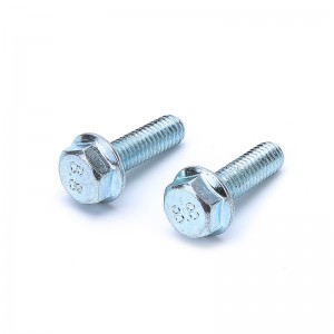 High Strength Grade 4.8 8.8 10.9 12.9 Zinc Plated DIN6921 Flange Bolts