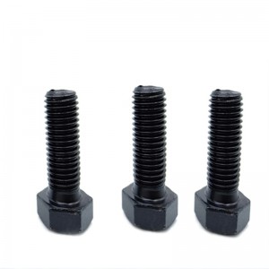 High Strength Grade 8.8 10.9 12.9 Steel DIN931 DIN933 Black Oxide Hex Bolts