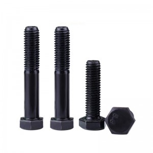 High Strength Grade 8.8 10.9 12.9 Steel DIN931 DIN933 Black Oxide Hex Bolts