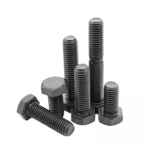 High Strength Grade 8.8 10.9 12.9 Steel DIN931 DIN933 Black Oxide Hex Bolts