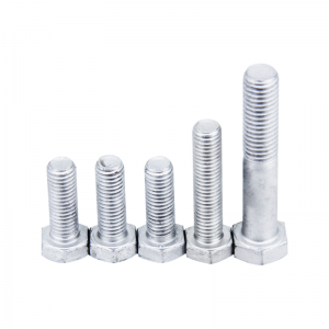 Kekuatan Tinggi Gred 8.8 10.9 12.9 Keluli DIN931 DIN933 Dacromet Hex Bolts