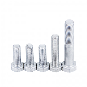 Kekuatan Tinggi Gred 8.8 10.9 12.9 Keluli DIN931 DIN933 Dacromet Hex Bolts