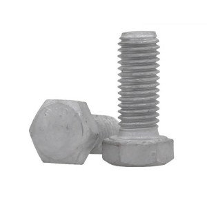 Βαθμός υψηλής αντοχής 8.8 10.9 12.9 Steel DIN931 DIN933 HOT DIP Γαλβανισμένη HDG HEX BOLTS