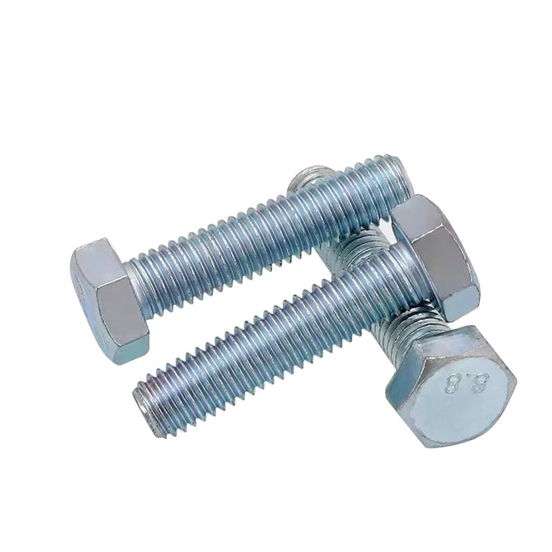 Electroplated galvanized bolts vs color plated zinc bolts