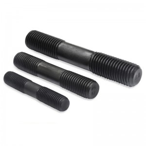 High strength stud bolt carbon steel blackened Full thread stud