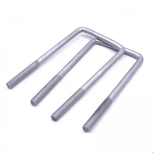 High Strength Grade Hot-Dip Zinc U-Bolts Square Bends ASME