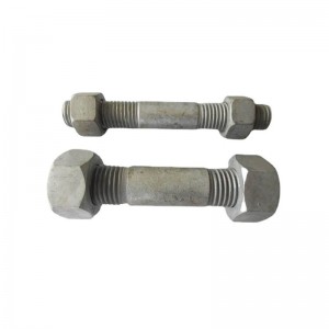 High strength stud bolt Dacromet Plated DIN938 Full tooth half tooth stud