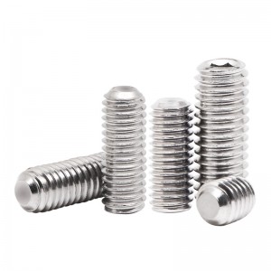 Vlekvrye staal A2-70 A4-80 DIN916 SET BOLT