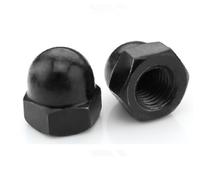 High Strength Grade 4 8 10 12 Steel Black Oxide DIN1587 Cap Nuts