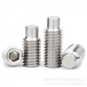 Acero inoxidable A2-70 A4-80 DIN915 Set Bolt