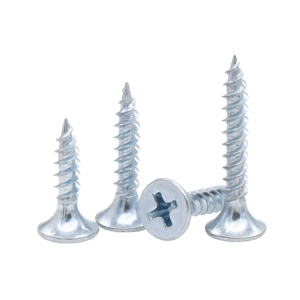 Cross flat head wall plate screw countersunk head self-tapping screw galvanization dry wall screw