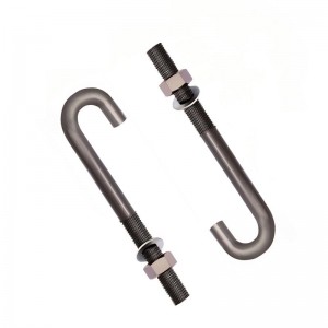 High Strength Grade j bolt M10-M20 Foundation Bolts For concrete structures