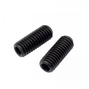 Alta resistência grau 4.8 8,8 10,9 12,9 Óxido de preto DIN915 DIN916 Bolt de conjunto