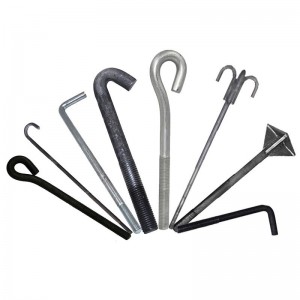 High Strength Grade j-Bolts L-bolt Anchor Bolts Embedded fixing bolts