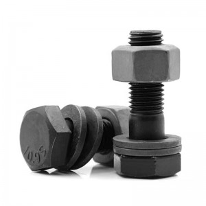 Steel structure bolts 8.8 10.9 12.9 high-strength hex bolts Heavy bolts