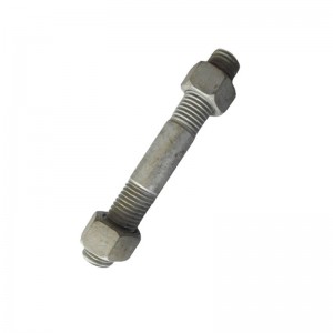 High strength stud bolt Dacromet Plated DIN938 Full tooth half tooth stud