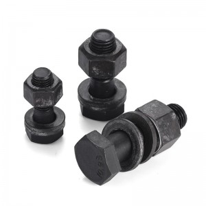 Steel structure bolts 8.8 10.9 12.9 high-strength hex bolts Heavy bolts