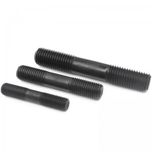 High strength stud bolt carbon steel blackened Full thread stud