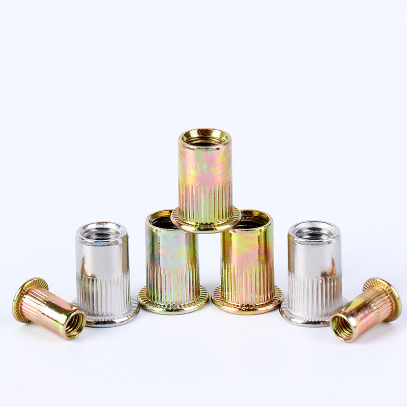 Manufacturing process of rivet nuts