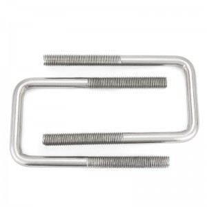 High Strength Grade Stainless Steel U-Bolts Square Bends ASME