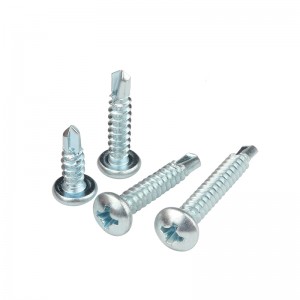 410 stainless steel round head drill tail screw Cross recessed dovetail pan head tapping screws