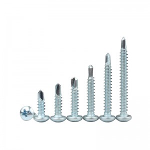 410 stainless steel round head drill tail screw Cross recessed dovetail pan head tapping screws