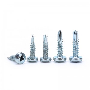 410 stainless steel round head drill tail screw Cross recessed dovetail pan head tapping screws