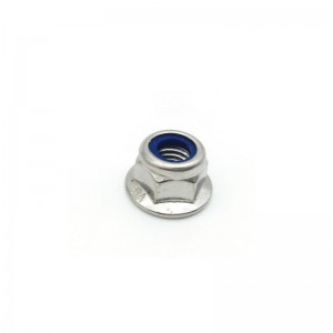 Stainless Steel A2-70 A4-80 SS201 SS304 SS316 DIN6926 DIN1663 Nylon Lock Nuts With Flange Flange Nylock Nuts