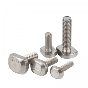 Stainless Steel A2-70 A4-80 SS201 SS304 SS316 DIN186 T Bolts