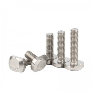 Stainless Steel A2-70 A4-80 SS201 SS304 SS316 DIN186 T Bolts