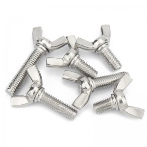 Stainless Steel A2-70 A4-80 SS201 SS304 SS316 DIN316 Butterfly Wing Bolts