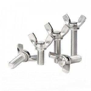 נירוסטה A2-70 A4-80 SS201 SS304 SS316 DIN316 ברגי כנף פרפר
