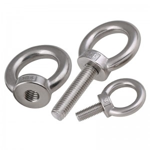 Vlekvrye staal A2-70 A4-80 SS201 SS304 SS316 DIN580 Oogbolle