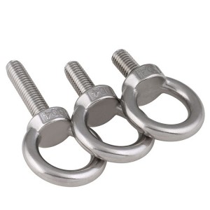 Vlekvrye staal A2-70 A4-80 SS201 SS304 SS316 DIN580 Oogbolle