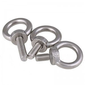 Vlekvrye staal A2-70 A4-80 SS201 SS304 SS316 DIN580 Oogbolle