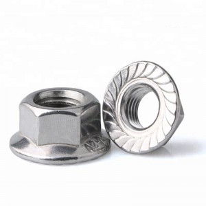 Stainless Steel A2-70 A4-80 SS201 SS304 SS316 DIN6923 Hex Flange Nuts