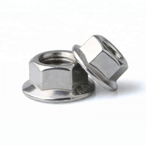 Stainless Steel A2-70 A4-80 SS201 SS304 SS316 DIN6923 Hex Flange Nuts