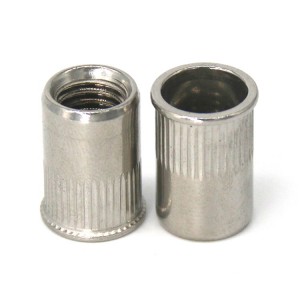 Porcas de rebite de aço inoxidável A2-70 A4-80 SS201 SS304 SS316 DIN7340