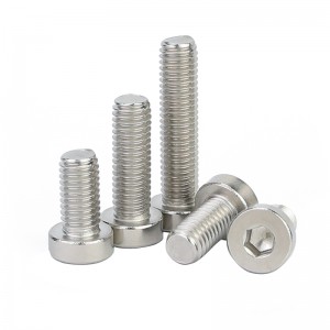 Stainless Steel A2-70 A4-80 SS201 SS304 SS316 DIN7984 Low Head Hex Socket Bolts