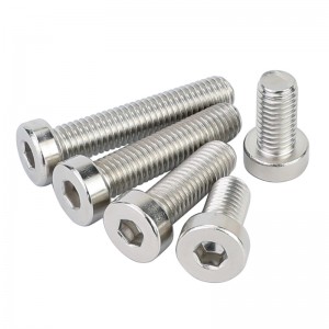 Stainless Steel A2-70 A4-80 SS201 SS304 SS316 DIN7984 Low Head Hex Socket Bolts