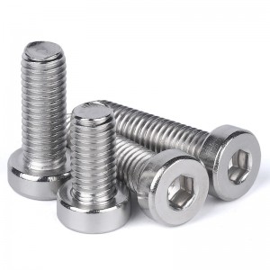 Stainless Steel A2-70 A4-80 SS201 SS304 SS316 DIN7984 Low Head Hex Socket Bolts
