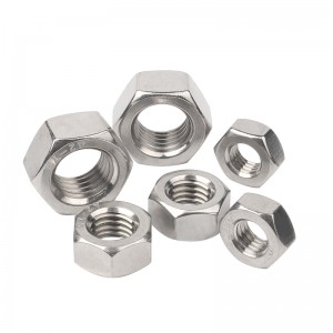 Aço inoxidável A2-70 A4-80 SS201 SS304 SS316 DIN934 Nutas Hex