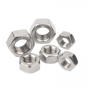 Stainless Steel A2-70 A4-80 SS201 SS304 SS316 DIN934 Hex Nuts