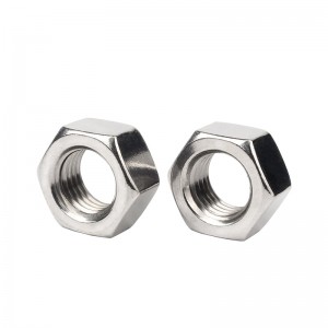 Stainless Steel A2-70 A4-80 SS201 SS304 SS316 DIN934 Hex Nuts