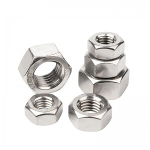 Stainless Steel A2-70 A4-80 SS201 SS304 SS316 DIN934 Hex Nuts