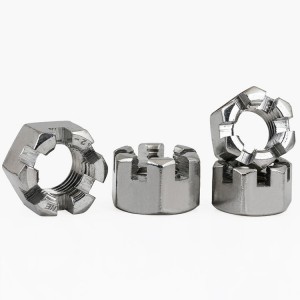 Stainless Steel A2-70 A4-80 SS201 SS304 SS316 DIN935 Castle Nuts