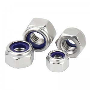 สแตนเลส A2-70 A4-80 SS201 SS304 SS316 DIN982 DIN985 ไนลอนล็อคถั่ว Nylock Nuts