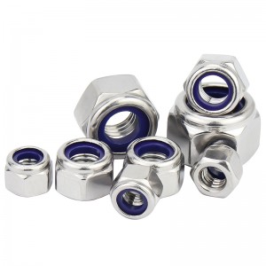 Stainless Steel A2-70 A4-80 SS201 SS304 SS316 DIN982 DIN985 Nylon Lock Nuts Nylock Nuts